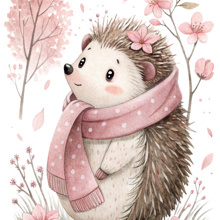 hedgehog quilt block