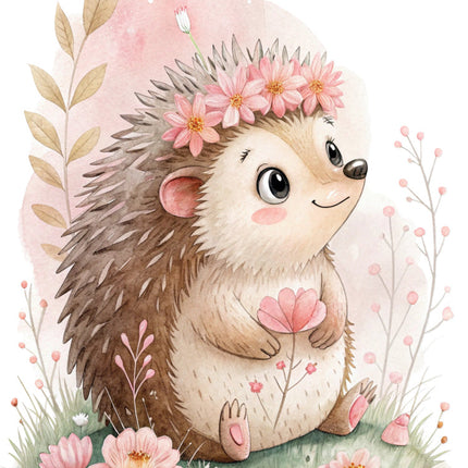 hedgehog quilt block