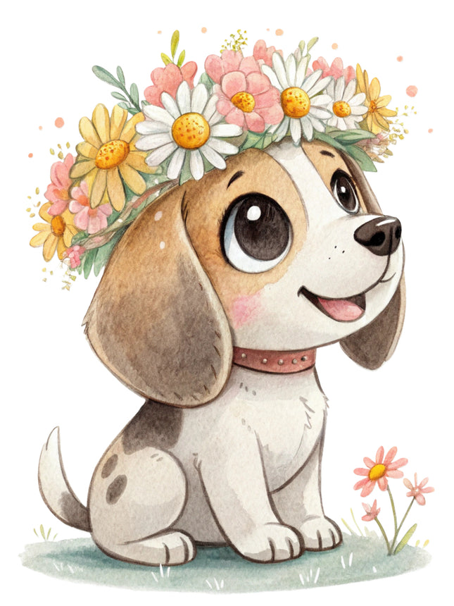 puppy fabric panel