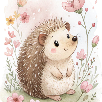 hedgehog quilt block