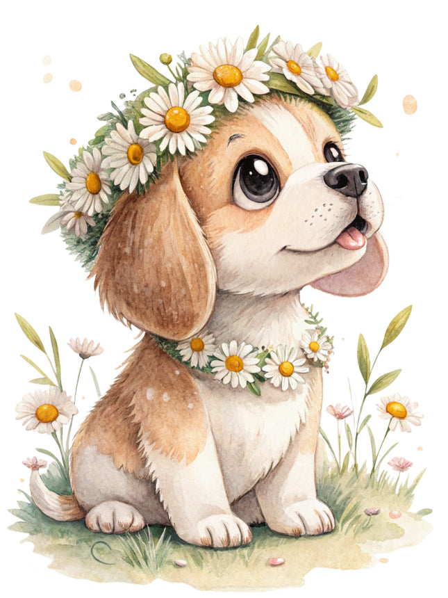 puppy quilt block