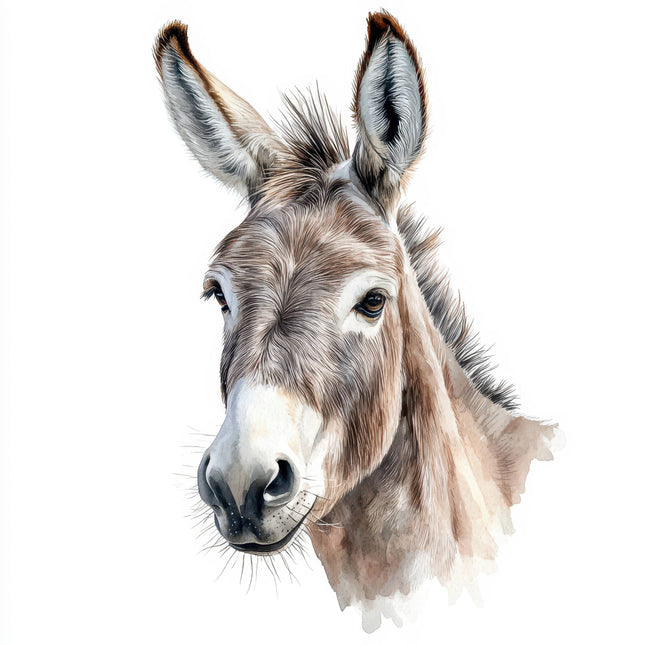 Donkey 100% Cotton Fabric Panel Block AL135