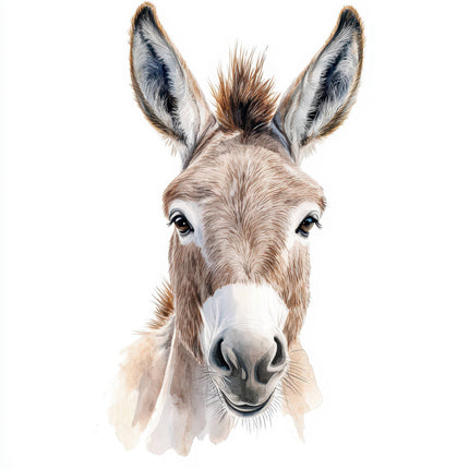 Donkey 100% Cotton Fabric Panel Block AL137