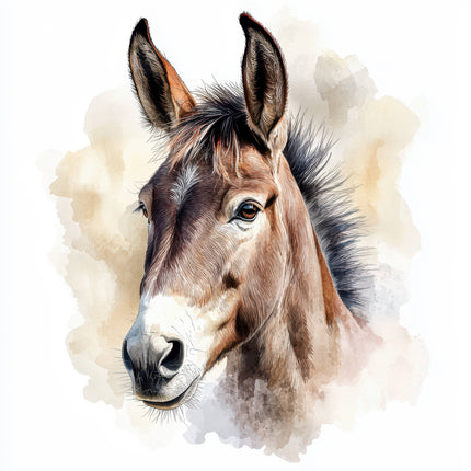 donkey fabric panel
