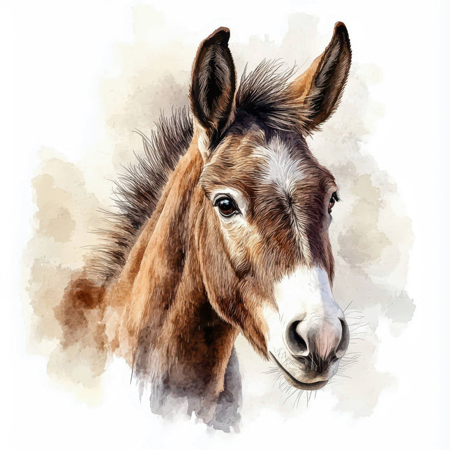Donkey 100% Cotton Fabric Panel Block FLIP-AL142