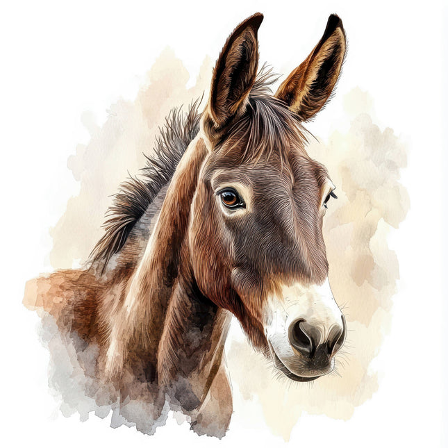 Donkey 100% Cotton Fabric Panel Block FLIP-AL143