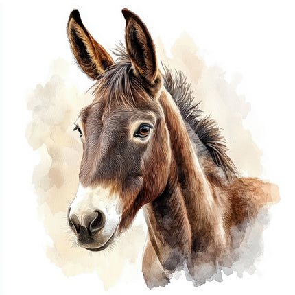 donkey fabric panel