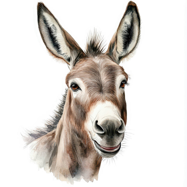 donkey cotton fabric panel