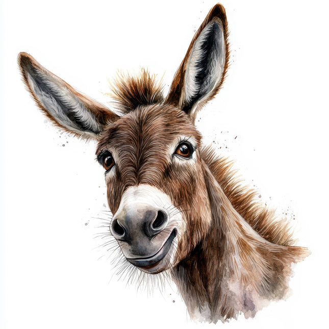 donkey quilt block