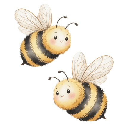 bee fabric panel
