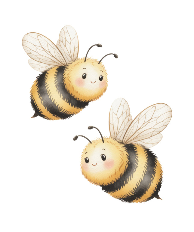 bee fabric panel