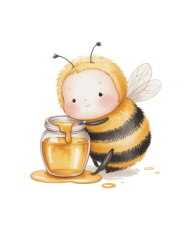 bee fabric panel