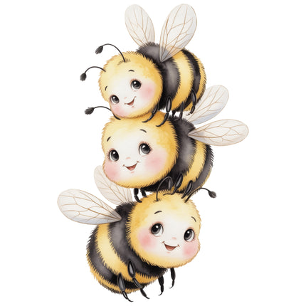 bees fabric panel