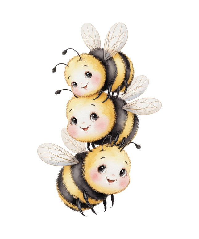 bees fabric panel