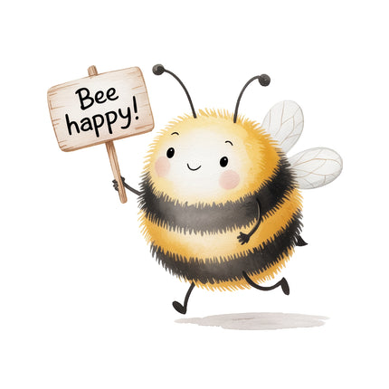 bee fabric panel
