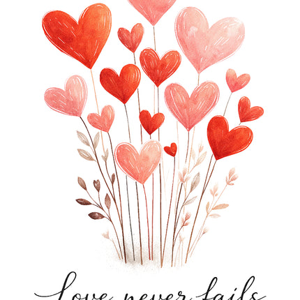 love fabric panel