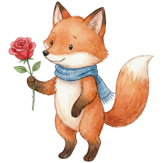 Fox & Rose 100% Cotton Fabric Panel Block AL263
