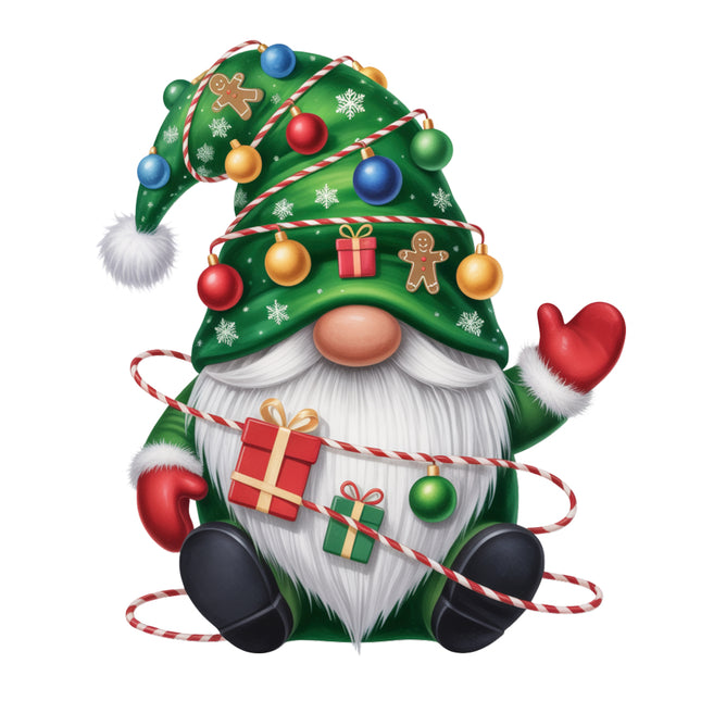 festive Christmas gnome quilt block