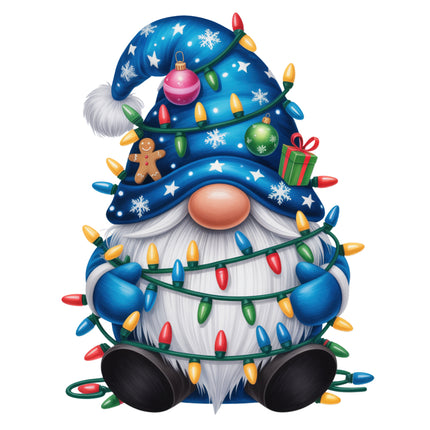 festive Christmas gnome quilt block