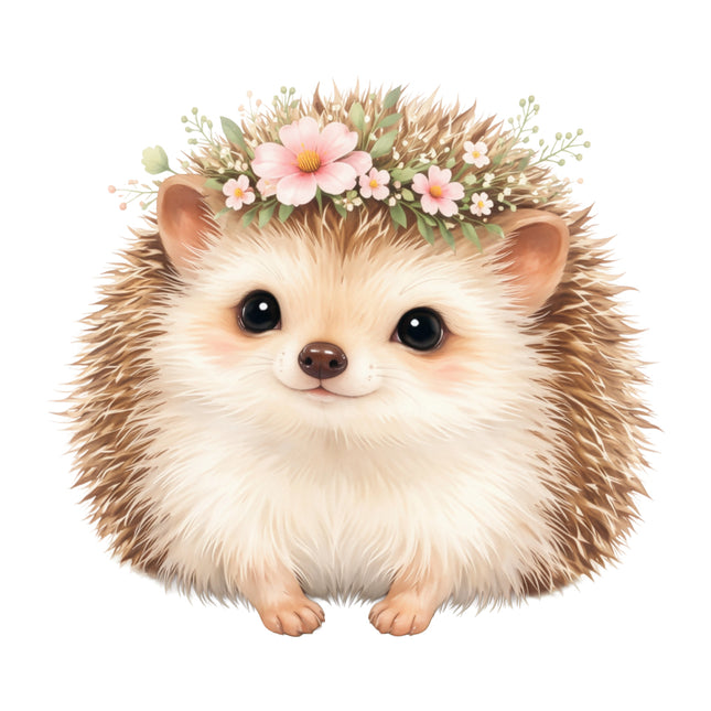 hedgehog fabric panel