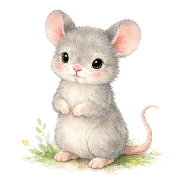 mouse quilt block