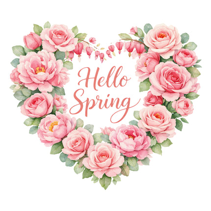 Hello Spring quilt block