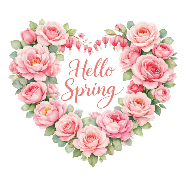 Hello Spring quilt block