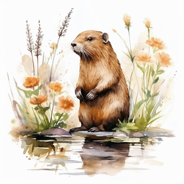 beaver fabric panel
