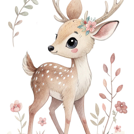 deer quilt block