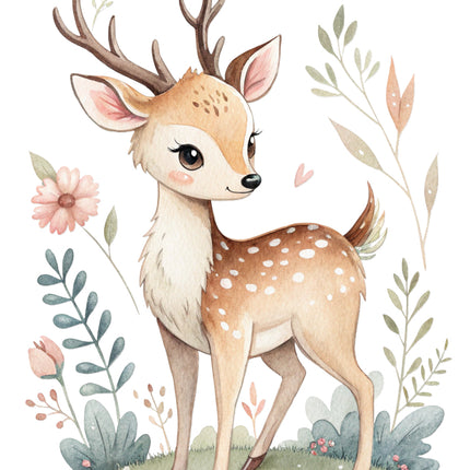 deer quilt block
