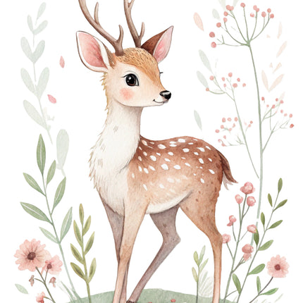 deer quilt block