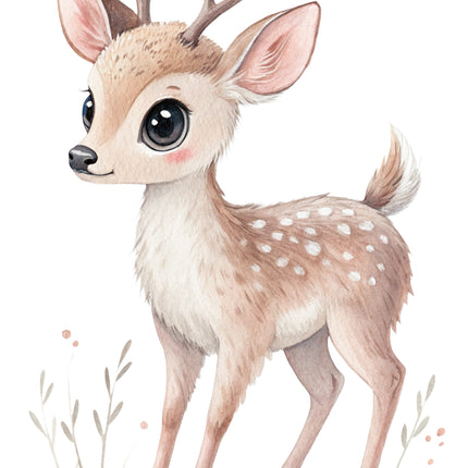 deer quilt block