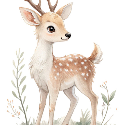 deer quilt block