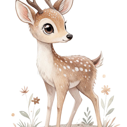 deer quilt block