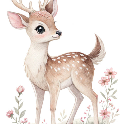 deer quilt block
