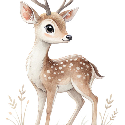 deer quilt block