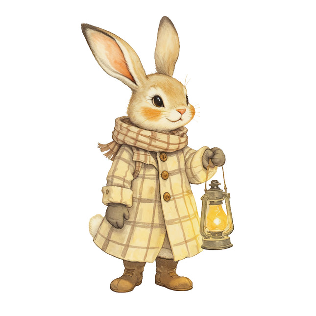 rabbit fabric panel