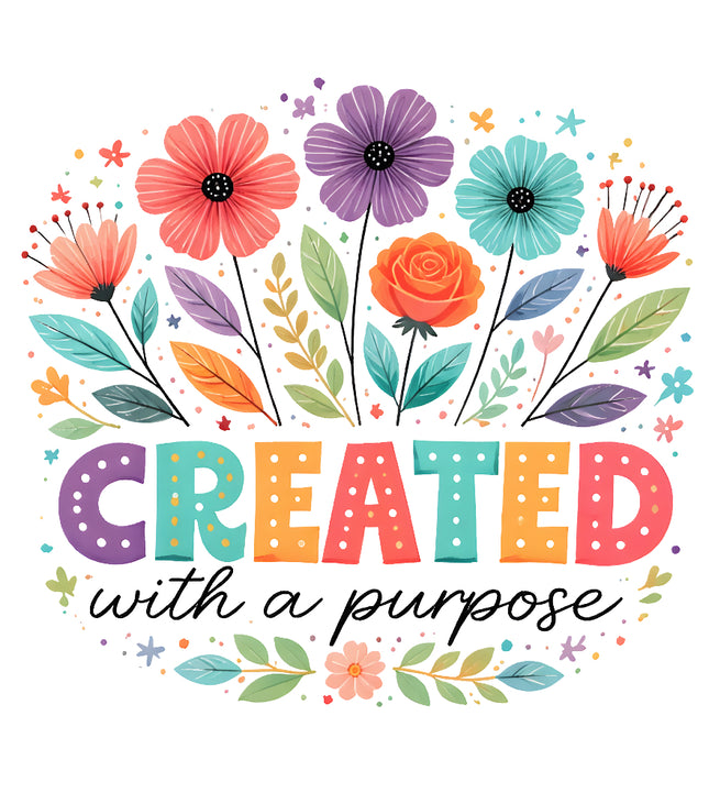 created with a purpose fabric panel