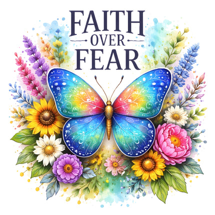 faith over fear quilt block