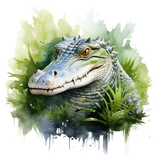 crocodile fabric panel