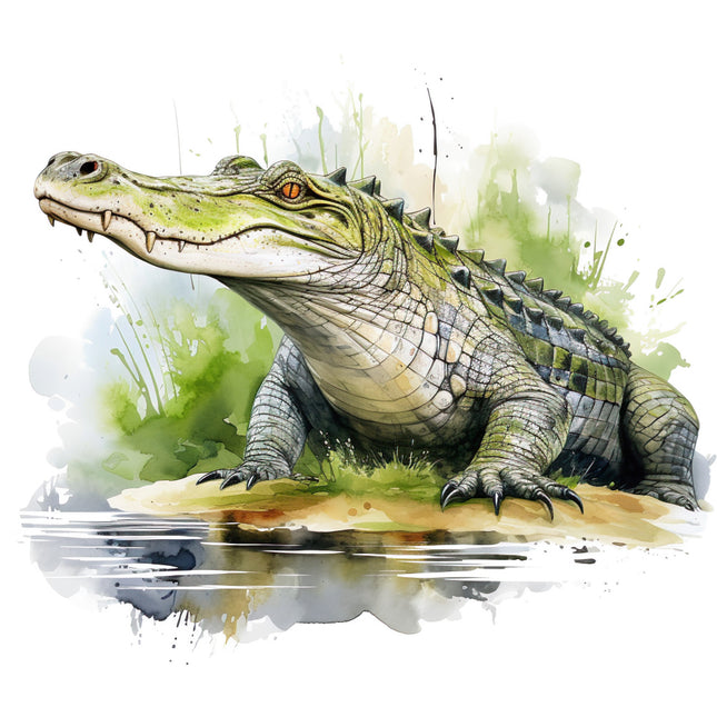 crocodile fabric panel