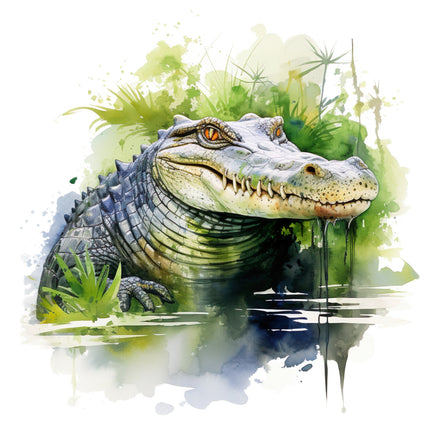 crocodile fabric panel