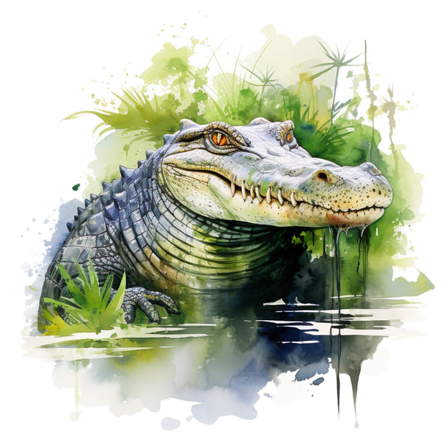 crocodile fabric panel