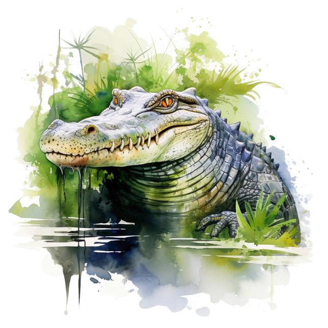 crocodile fabric panel