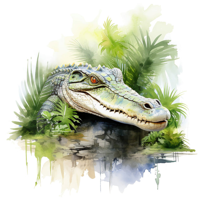 crocodile fabric panel
