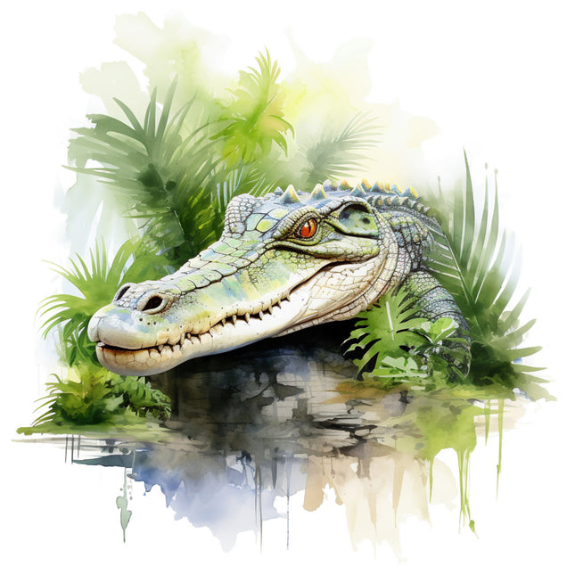 crocodile fabric panel