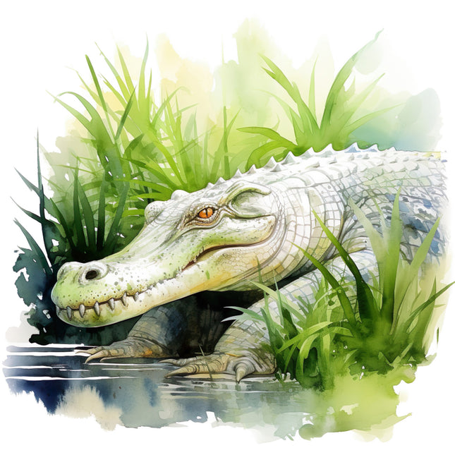 crocodile fabric panel