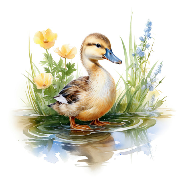 duckling quilt block
