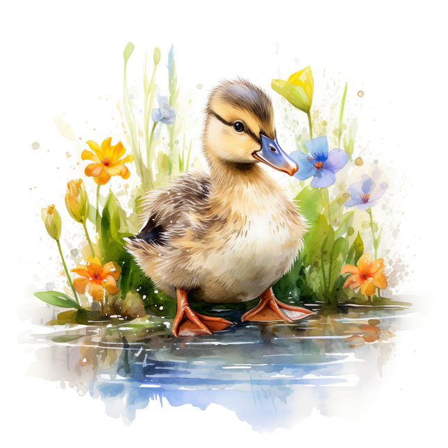 duckling quilt block
