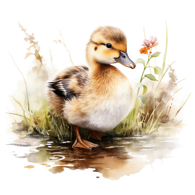 duckling quilt block